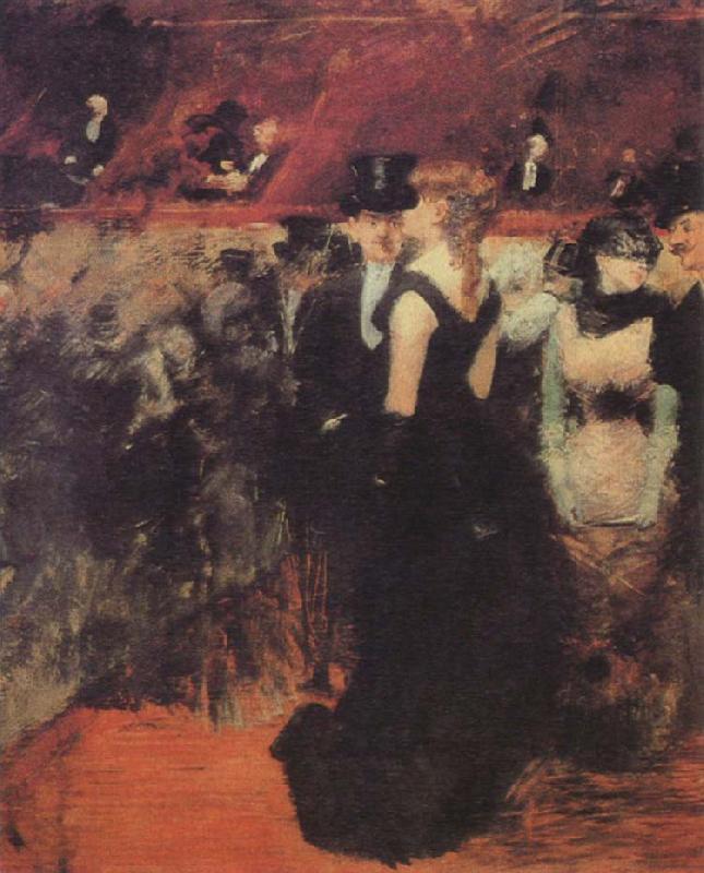 Jean-Louis Forain Ball at the Paris Opera